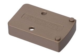 Reptilia 10mm ROF Riser for Trijicon RMR features an anodized FDE finish.